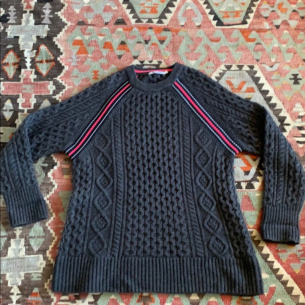 T Alexander Wang wool cable knit sweater